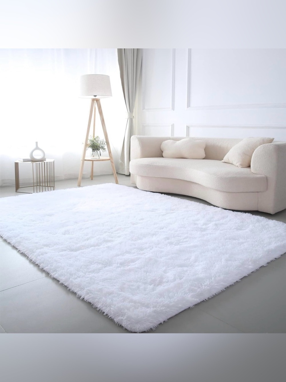 Shag Area Rug - Soft Fluffy Texture 6*9 Feet
